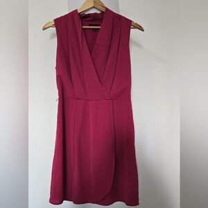 Able Deep Red Midi Dress